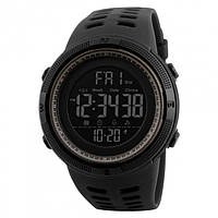 Спортивные мужские часы Skmei 1251BN Black-brown водостойкие наручные кварцевые