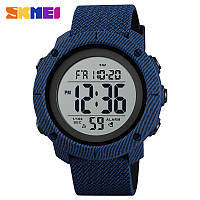 Спортивные мужские часы Skmei 1434DMBU Denim Blue водостойкие наручные кварцевые