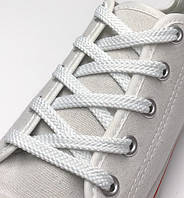 Шнурки для обуви плоские 100см (7мм) 36пар/уп Белый