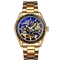 Спортивные мужские часы Skmei 9194GDBK Gold-Black водостойкие наручные кварцевые