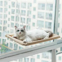 Лежанка гамак для кошек на окно window mounted cat bed Универсальный лежак для кошек на присосках