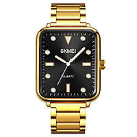 Спортивные мужские часы Skmei 1954GDBK-SP Gold-Black Sun Pattern водостойкие наручные кварцевые