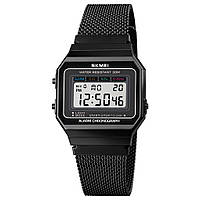 Спортивные мужские часы Skmei 1660BK Black водостойкие наручные кварцевые