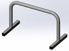 Бруси для віджимання (хайлетси 35 см підлогові) SW-550