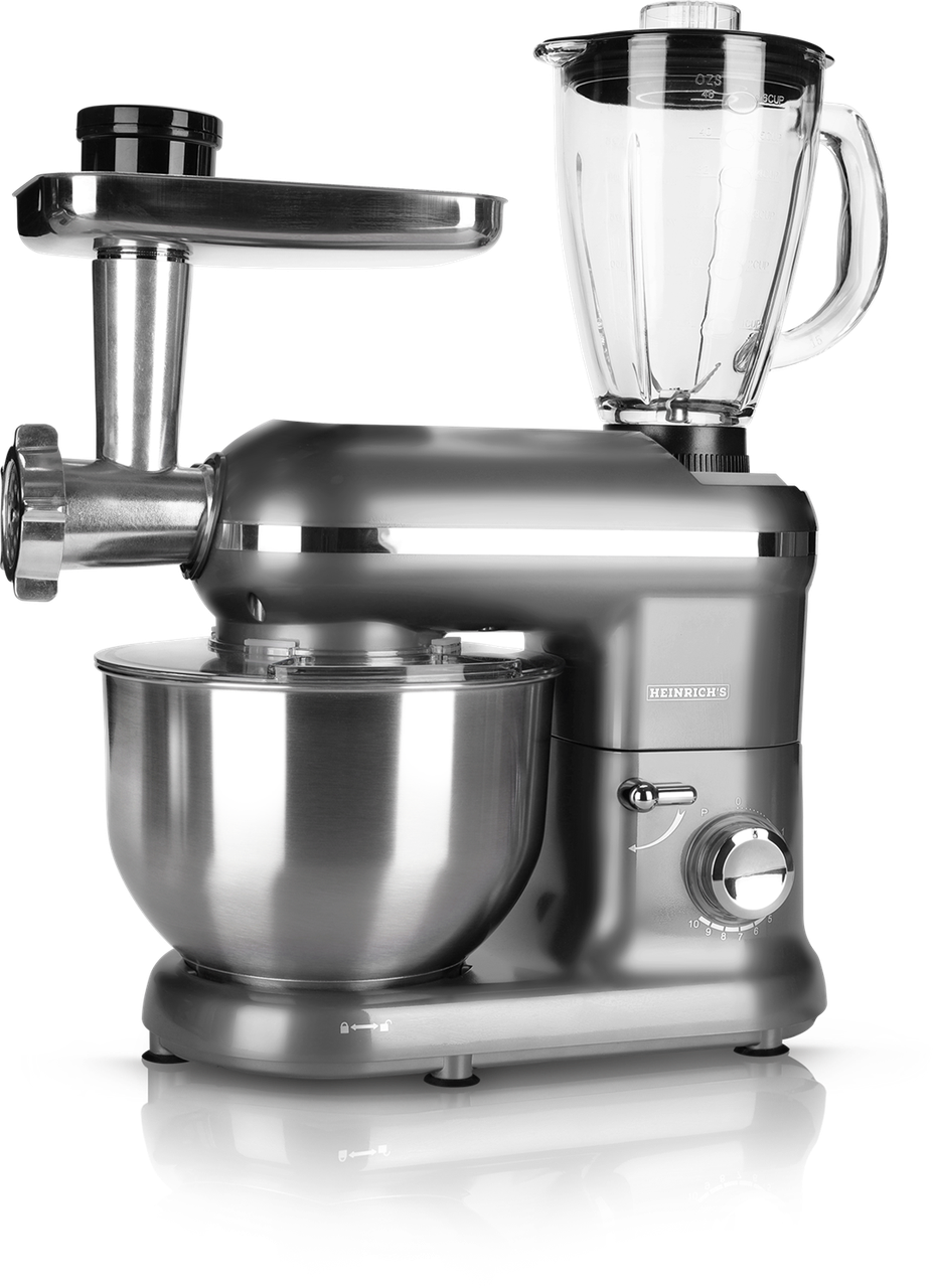 Кухонний комбайн 3 в 1, міксер і м'ясорубка HEINRICH'S HKM 5262 TITAN, фото 1