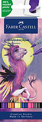 Набір акварельних двосторонніх маркерів Faber-Castell Goldfaber Aqua Dual Marker Fantasy, 6 кольорів, 164526