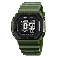 Спортивные мужские часы Skmei 1988AG Army-Green водостойкие наручные кварцевые