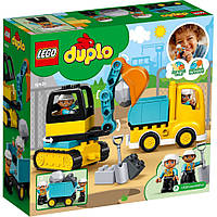 Конструктор LEGO DUPLO Грузовик и гусеничный экскаватор 10931, World-of-Toys