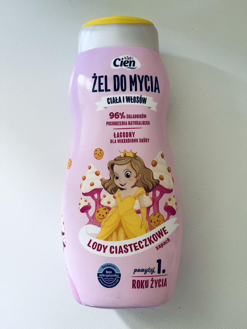 Дитячий гель для душу та шампунь Cien kids (аромат морозива) 250 мл