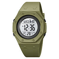 Спортивные мужские часы Skmei 2048AG Army Green водостойкие наручные кварцевые