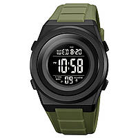 Спортивные мужские часы Skmei 2080AG Army Green водостойкие наручные кварцевые
