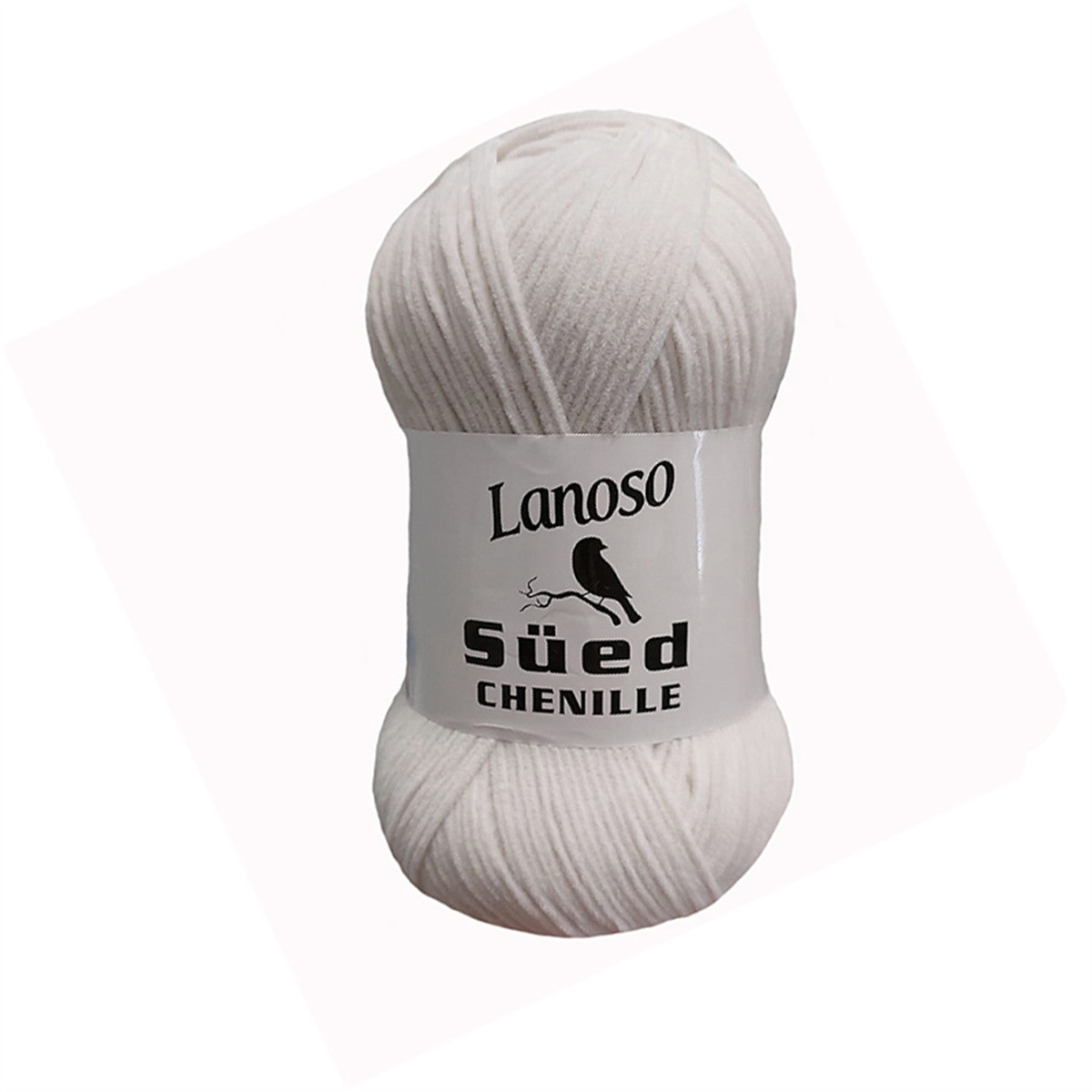 Купить Lanoso SUED CHENILLE (Суед Шанил) № 955 белый (Пряжа микрофибра ...