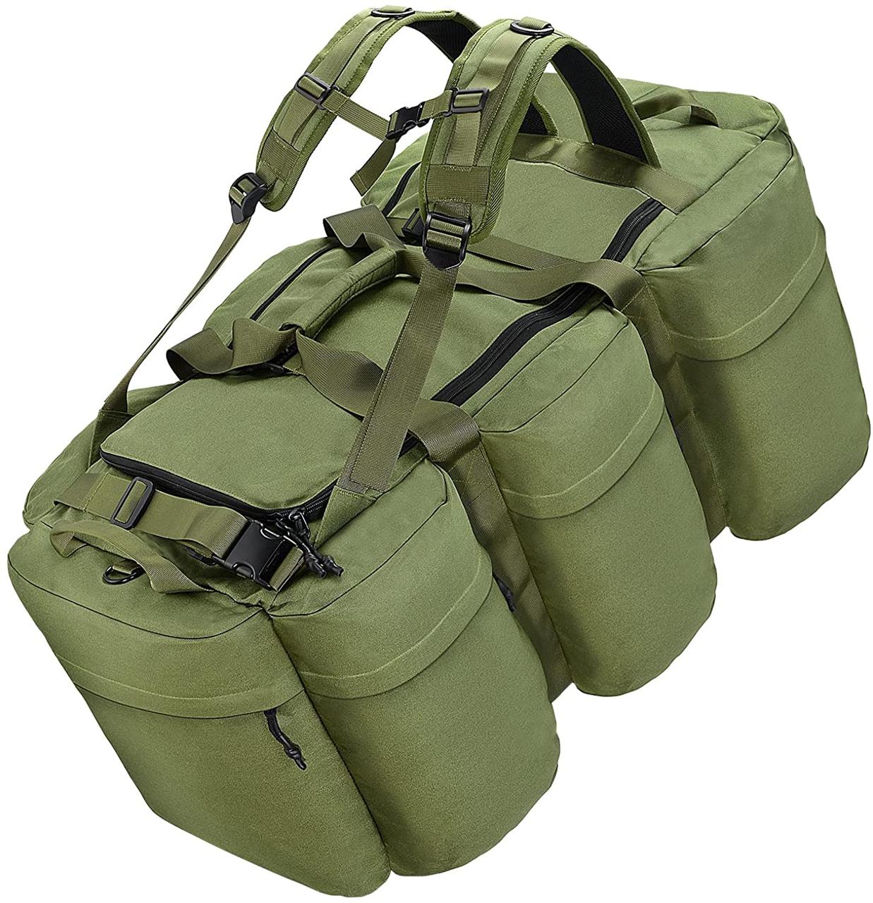 Large Olive Green Чоловіча військова тактична спортивна сумка на 100 л, надвелика армійська спортивна сум