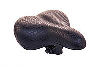Седло BAISIKE N153B 250х210 с пружинами для дорожного велосипеда Черное