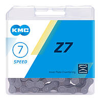 Цепь KMC Z7 для 7 скоростных трансмиссий велосипеда без замка