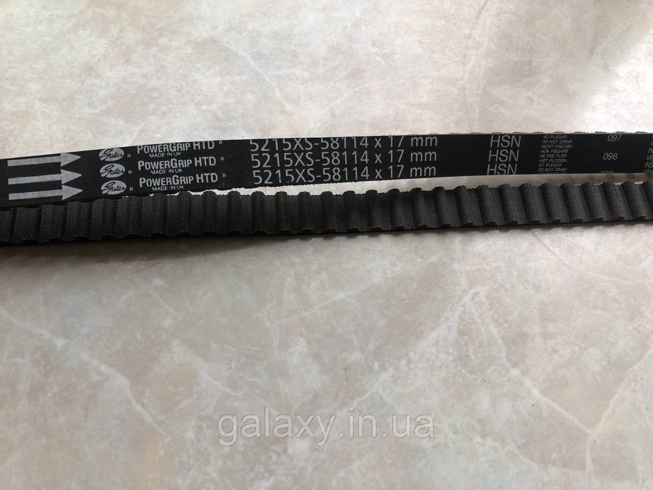 Ремінь ГРМ Fiat Ulysse, Peugeot Partner Expert, Citroen Berlingo Z=114, фото 1