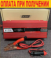 Инвертор.Преобразователь 12v-220v 2000W (рабочая 2000w, пиковая 3000w)