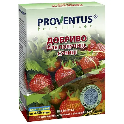 Добриво для полуниці та суниці Proventus / Провентус, 300 г, фото 1