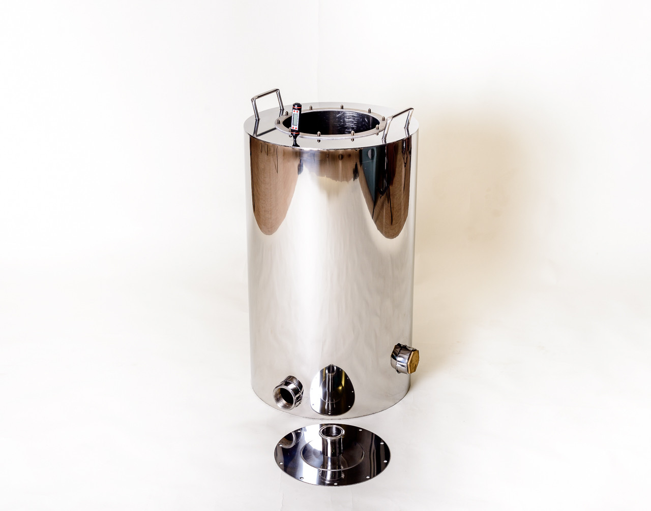 Перегінний куб (бак) дистилятора Баняк на 58 літрів нержавіюча сталь зі штуцером різьбовим ТМ Samogray, фото 1
