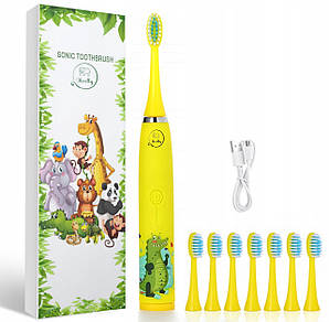 Звукова зубна щітка Heelly для дітей +8 насадок