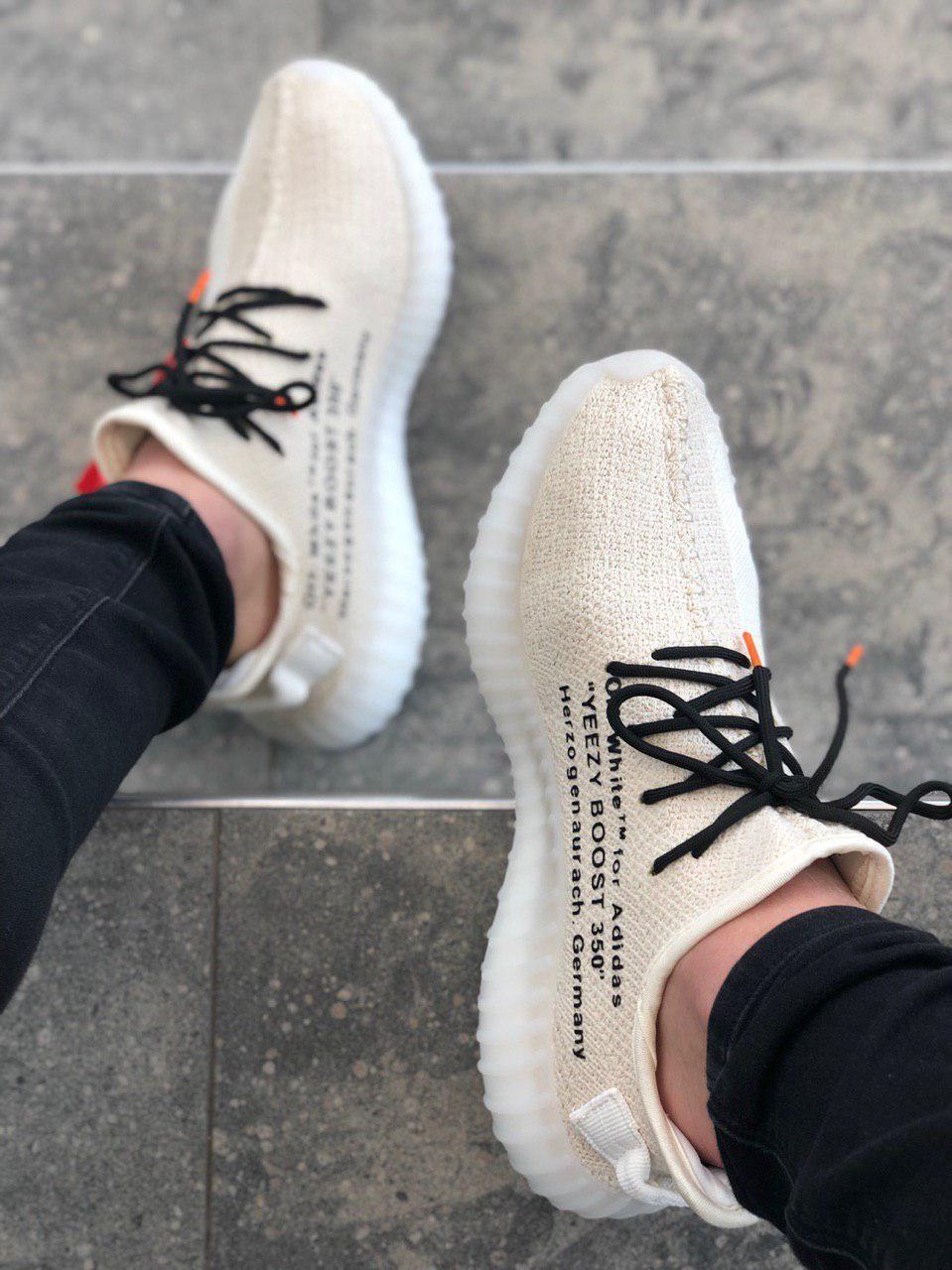 Купить Мужские кроссовки Adidas Yeezy Boost 350 OffWhite, цена 2200 ₴ — Prom.ua (ID1776084272)