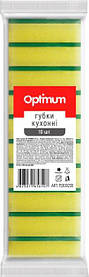 Губка кухонна PRO-Service Optimum 9.8 х 6.5 х 3 см. 10 шт.