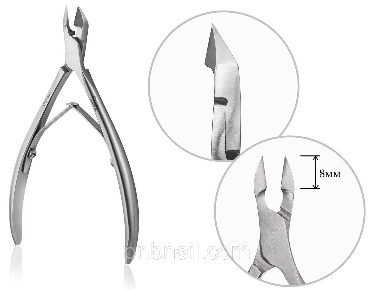 Кусачки професійні для шкіри WORK FORM 5 SIZE 8 ММ