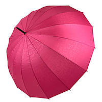 Женский зонт-трость с принтом букв, полуавтомат от фирмы Toprain, розовый, 01006-2