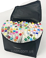 Набор двусторонних маркеров Touch Smooth для скетчинга на спиртовой основе 120 штук Разноцветные топ