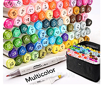 Набор двусторонних маркеров Touch Multicolor 30 цветов скетчинга на спиртовой основе для рисования топ