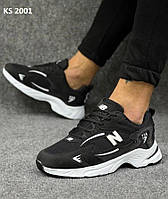 Чоловічі кросівки New Balance 725 Чорно-білі. Спортивні кросівки 40-42 Нью Беланс Black