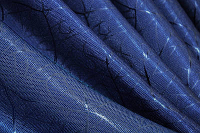 Щільна тканина льон рогожка "Савана". Висота 2,7 м. Колір синій. 588ш