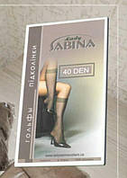 Женские подколенки капроновые 40 DEN Lady Sabina tabaco A525
