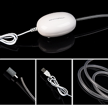 Компресор USB, Linnhue LH-205, одноканальний. Компресор для акваріума 100 літрів, фото 4