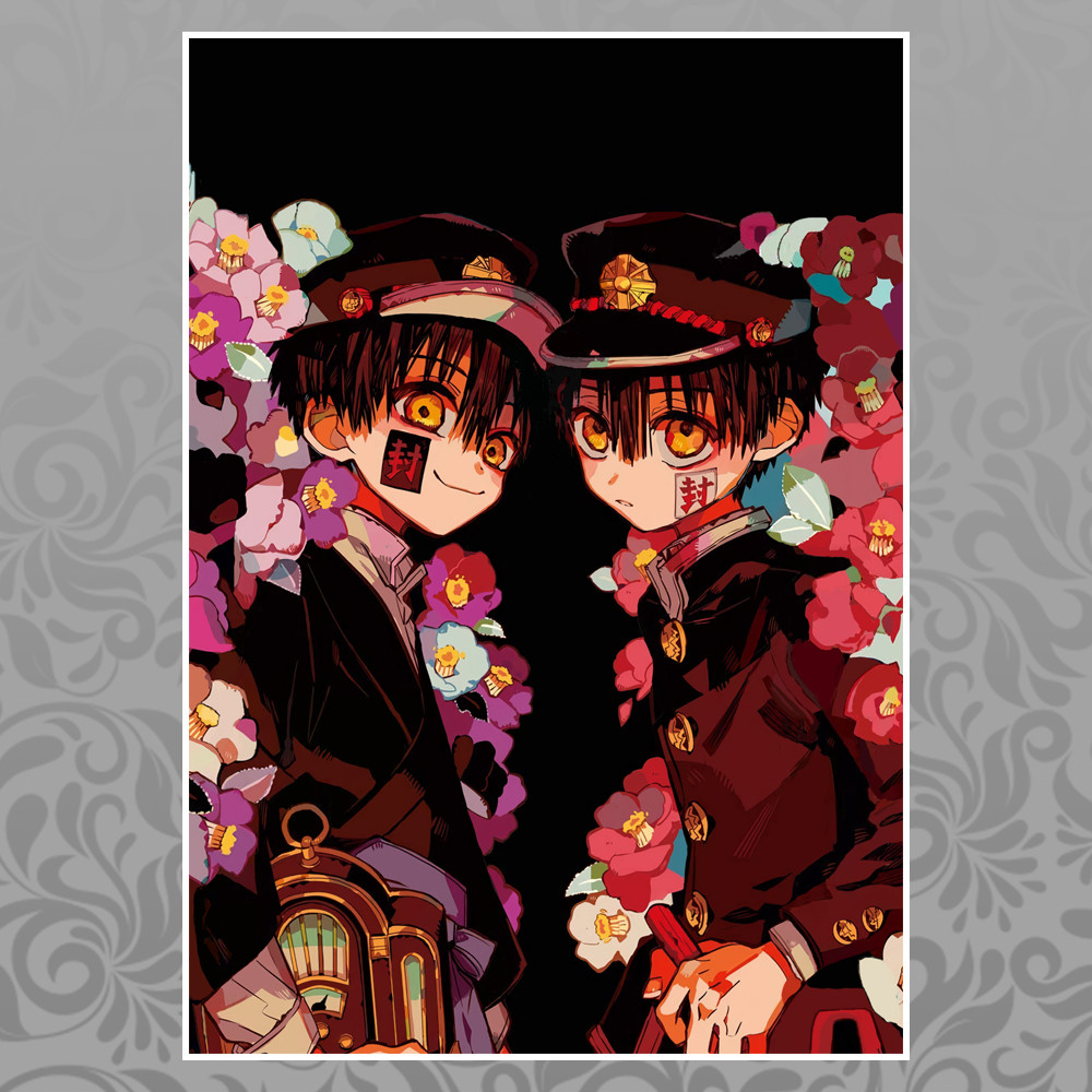 Плакат А4 Аніме Jibaku Сьонен Hanako-kun 013
