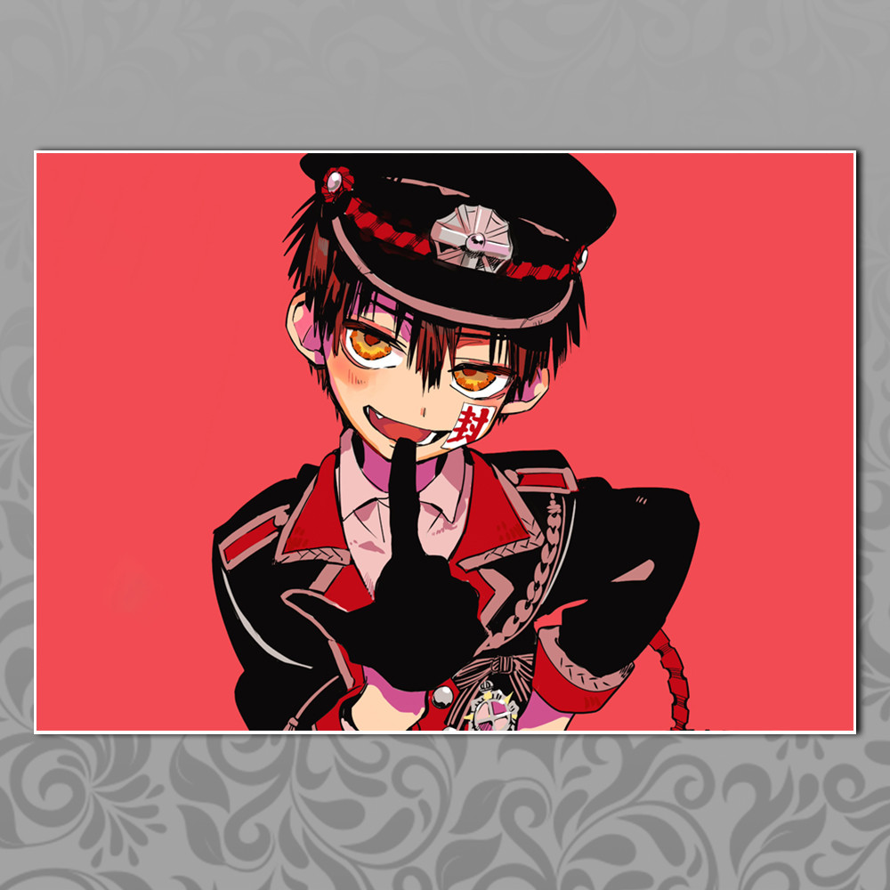 Плакат А3 Аніме Jibaku Сьонен Hanako-kun 014