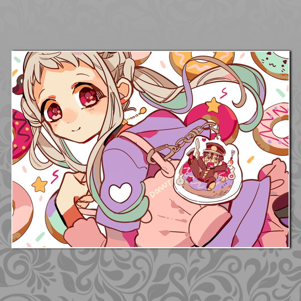 Плакат А3 Туалетний привид Ханако Jibaku Сьонен Hanako-kun 015, фото 1