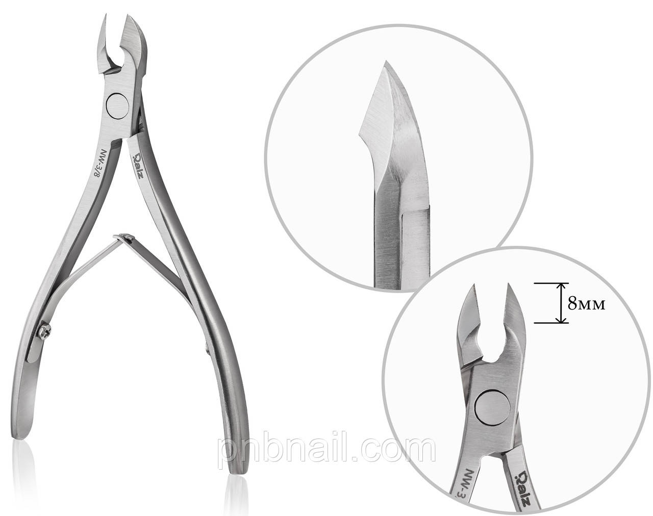 Кусачки професійні для шкіри WORK FORM 3 SIZE 8 ММ