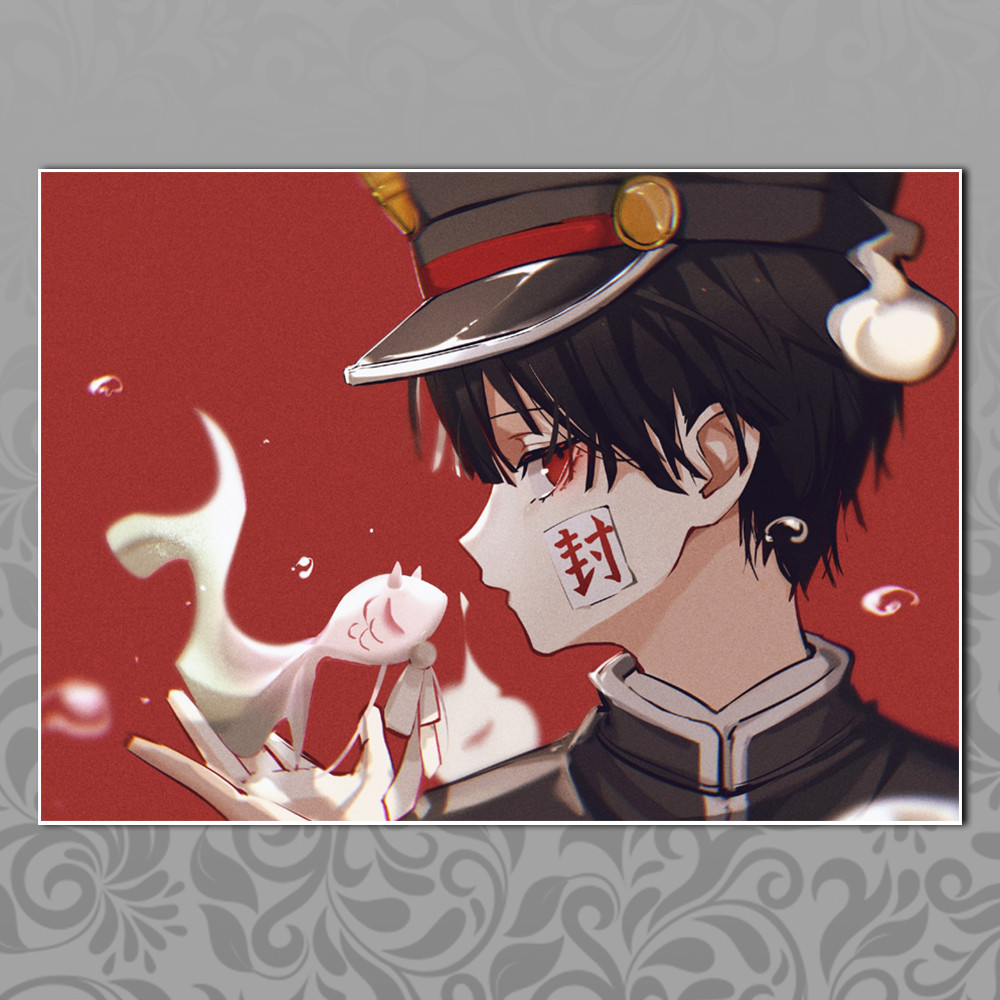 Плакат А3 Аніме Jibaku Сьонен Hanako-kun 016