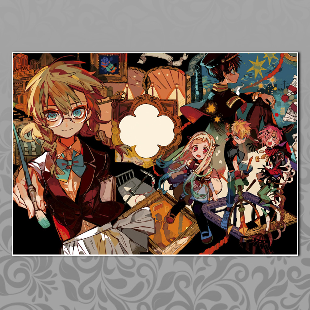 Плакат А3 Аніме Jibaku Сьонен Hanako-kun 018