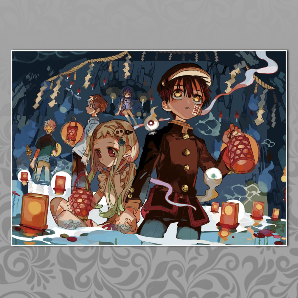 Плакат А4 Аніме Jibaku Сьонен Hanako-kun 019
