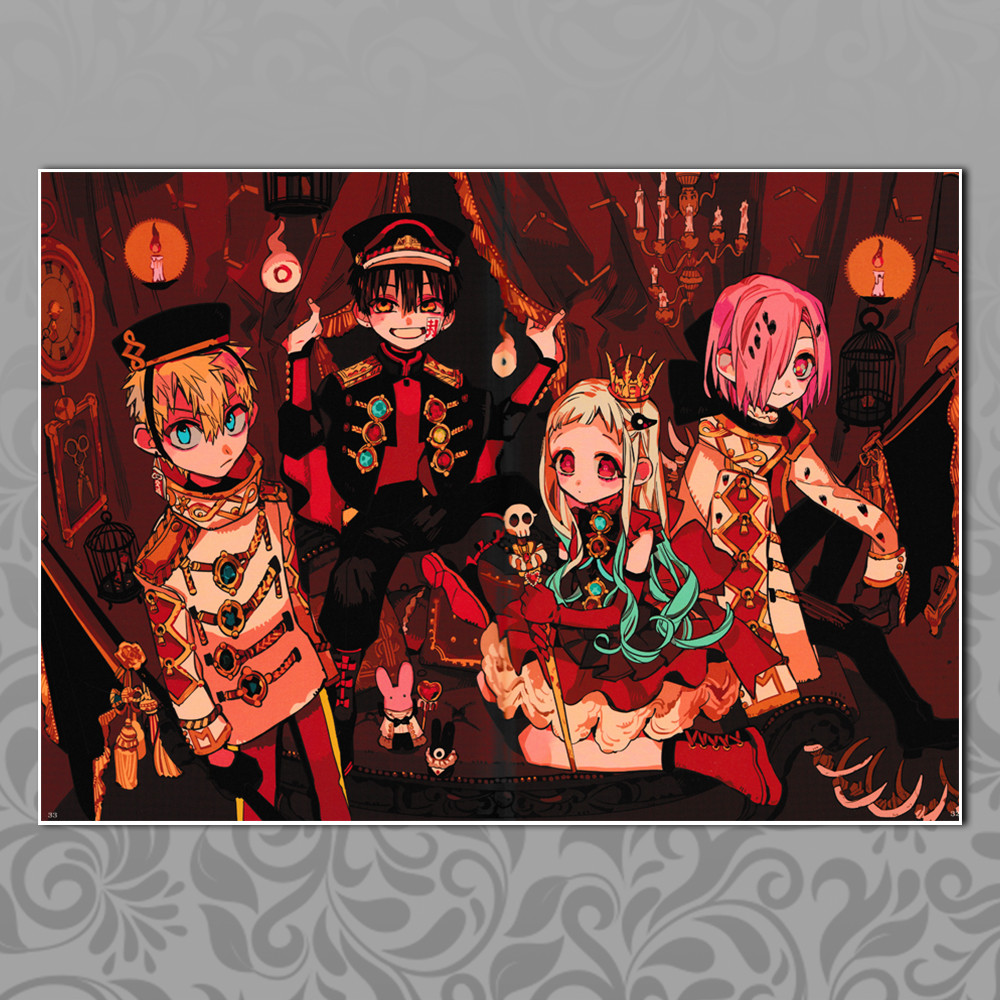Плакат А3 Аніме Jibaku Сьонен Hanako-kun 024