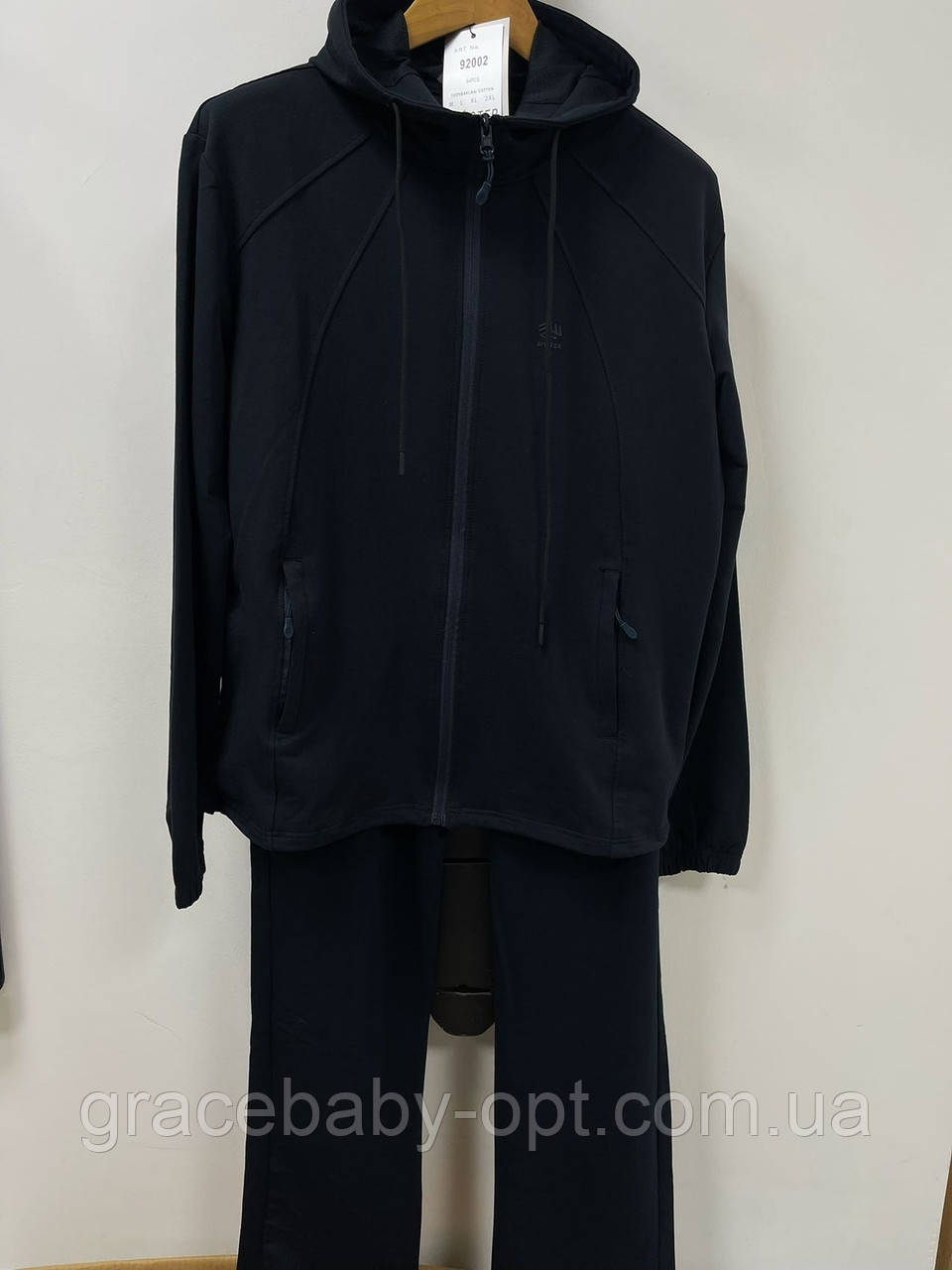 Спортивний костюм 2 в 1 для чоловіків оптом, M-2XL pp, № 92002