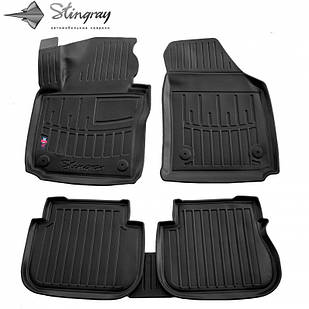 Килимки 3D "Stingray" на Volkswagen Caddy III 2K (2003-2020) 3 doors 5 шт