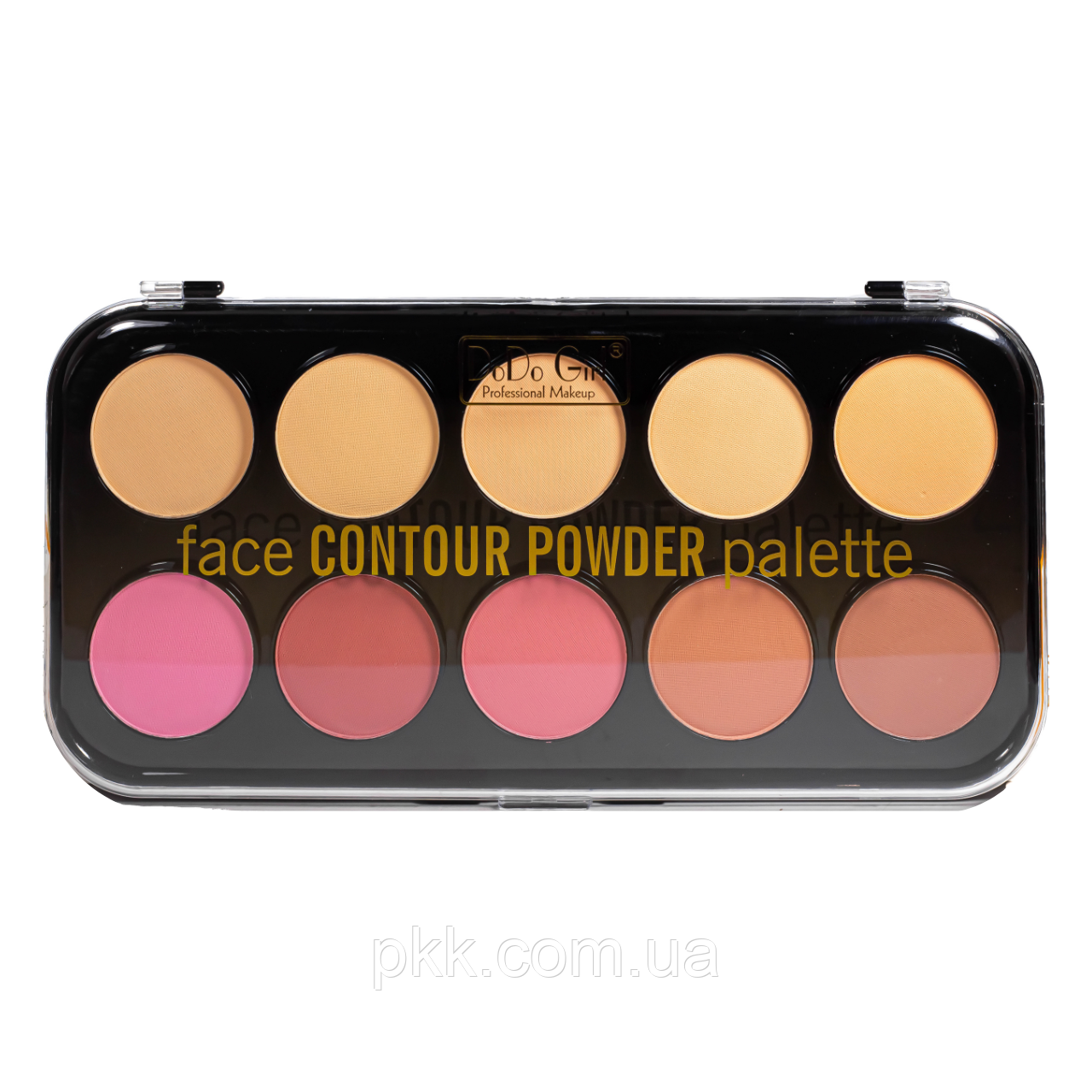 Пудра контурна для обличчя DoDo Girl 10 відтінків D4023 С Рожевий, фото 1