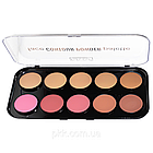 Пудра контурна для обличчя DoDo Girl 10 відтінків D4023 С Рожевий, фото 2