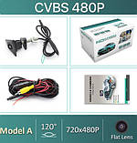 Спеціальна передня камера GreenYi CVBS -AHD в логотип VW Volkswagen тип 2 F 480р, фото 3