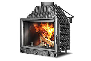 Камінна топка KawMet W1 HERB 18кВТ повітряні камінні топки, фото 3
