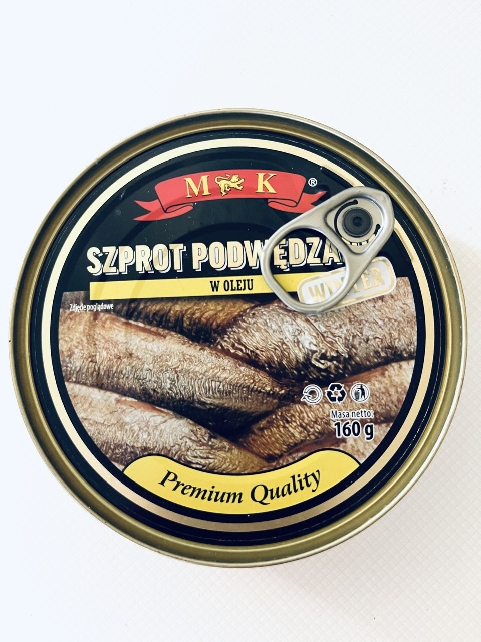 Шпроти в олії M K, 160 g