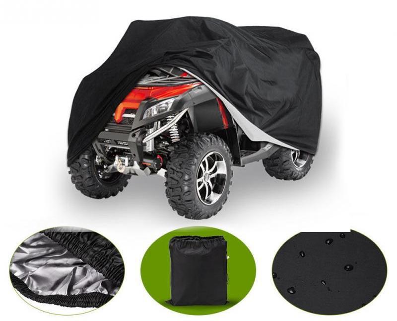 Чохол двосторонній для квадроциклів ATV Logic чорно-сріблястий XXXL (230x130x130см) POK-01, фото 1
